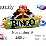 Family Bingo Sunday 2 PM