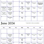 May/June Calendar