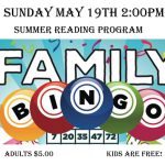 Sunday Family Bingo! 2PM to 4PM