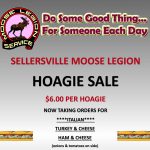 Moose Legion Hoagie Sale – January 26th Pickup