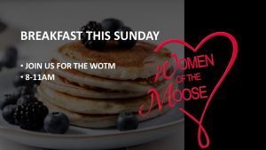 WOTM Breakfast reminder
