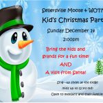 Kid’s Christmas Party December 14th