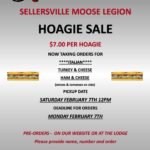 Moose Legion Hoagie Sale – February 7th Pickup