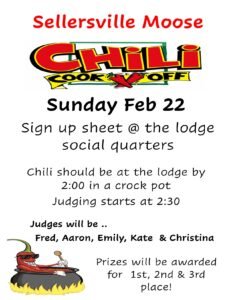 chili cook off 2026