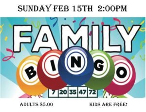 family bingo feb 15 2026