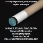 Looking for Pool Players – APA Tuesday Night League