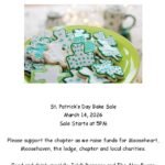 St. Patrick’s Day Bake Sale March 14th