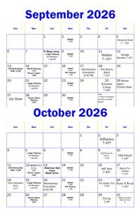 CalendarSpetOct26